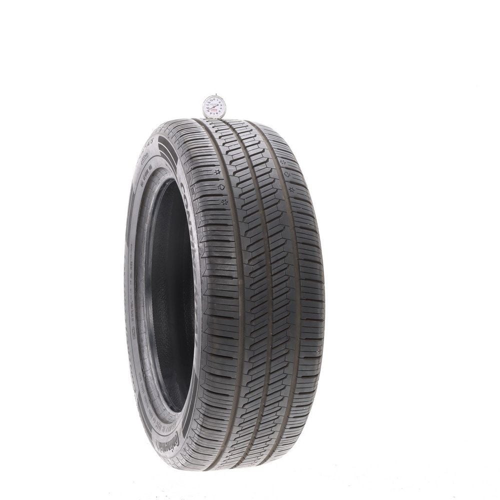 Set of (4) Used 235/55R19 Continental ControlContact Tour M A/S EV 105H - 9-10/32 - Image 1