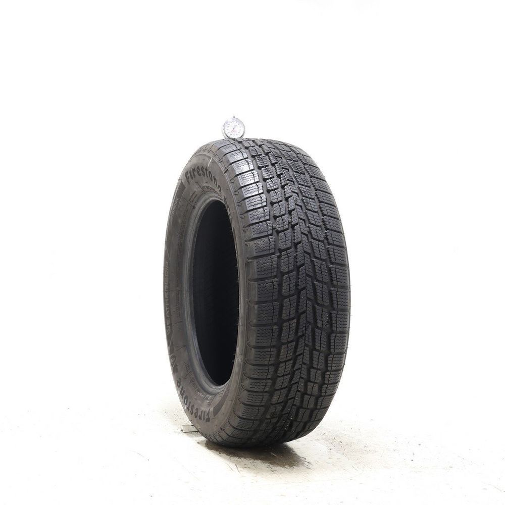 Set of (2) Used 225/60R16 Firestone WeatherGrip 98H - 8.5/32 - Image 1