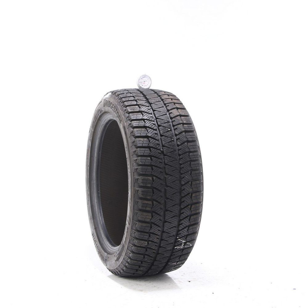 Set of (2) Used 215/50R17 Bridgestone Blizzak WS90 Studless 95H - 9.5/32 - Image 1