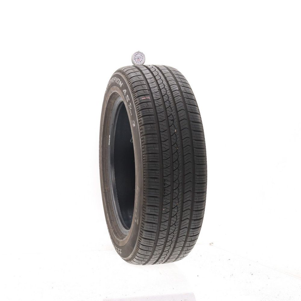 Set of (2) Used 225/60R18 Pirelli Scorpion AS Plus 3 100H - 9.5-10/32 - Image 4