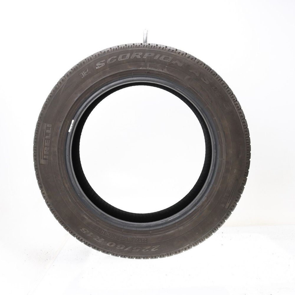 Set of (2) Used 225/60R18 Pirelli Scorpion AS Plus 3 100H - 9.5-10/32 - Image 6