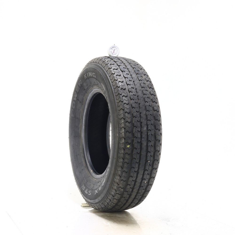 Set of (2) Used ST 215/75R14 Power King Towmax STR II 102/98L C - 7.5-8.5/32 - Image 1