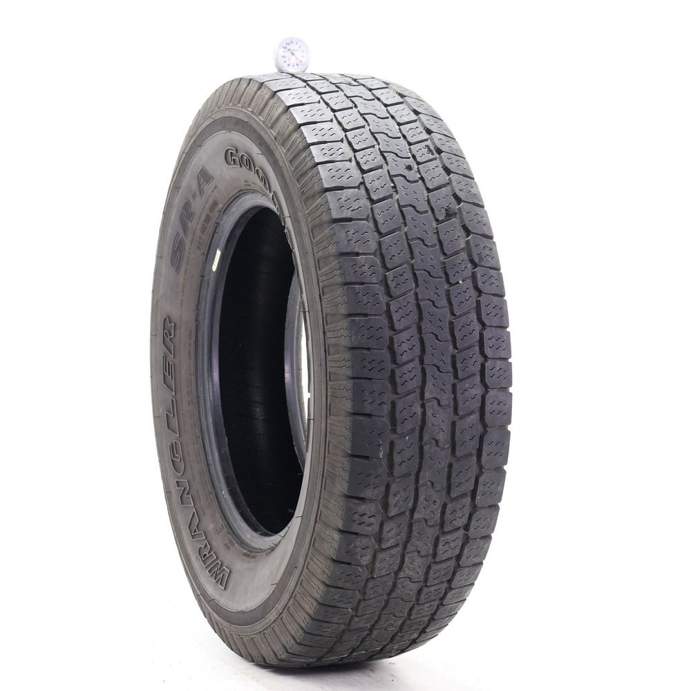 Set of (2) Used LT 245/75R17 Goodyear Wrangler SR-A 121/118R - 5-5.5/32 - Image 1