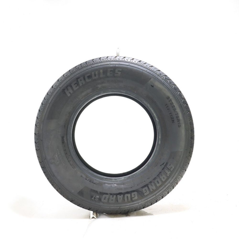 Set of (2) Used ST 225/75R15 Hercules Strong Guard ST 117/112N E - 8.5/32 - Image 3