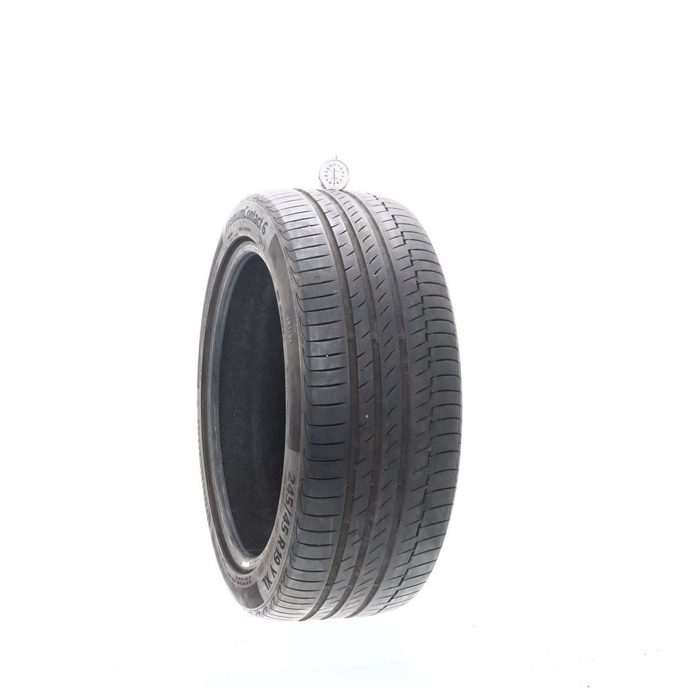 Used 245/45R19 Continental PremiumContact 6 MO-V 102Y - 7/32 - Image 1