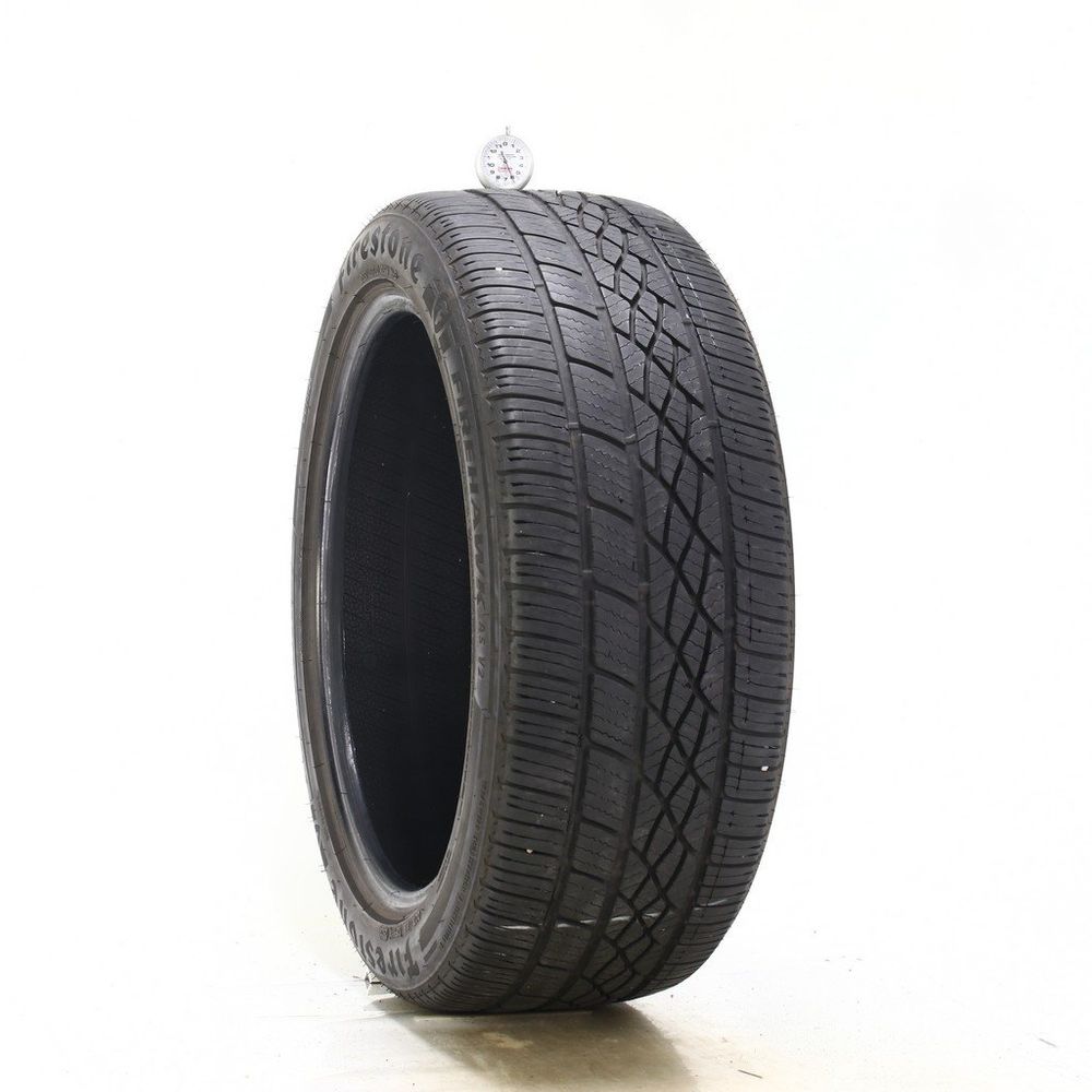 Set of (2) Used 255/45R20 Firestone Firehawk AS V2 105W - 6-6.5/32 - Image 1