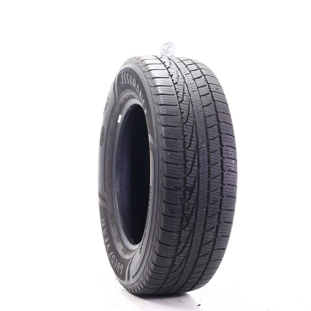 Set of (2) Used 255/65R18 Goodyear Assurance WeatherReady 111T - 8-8.5/32 - Image 1