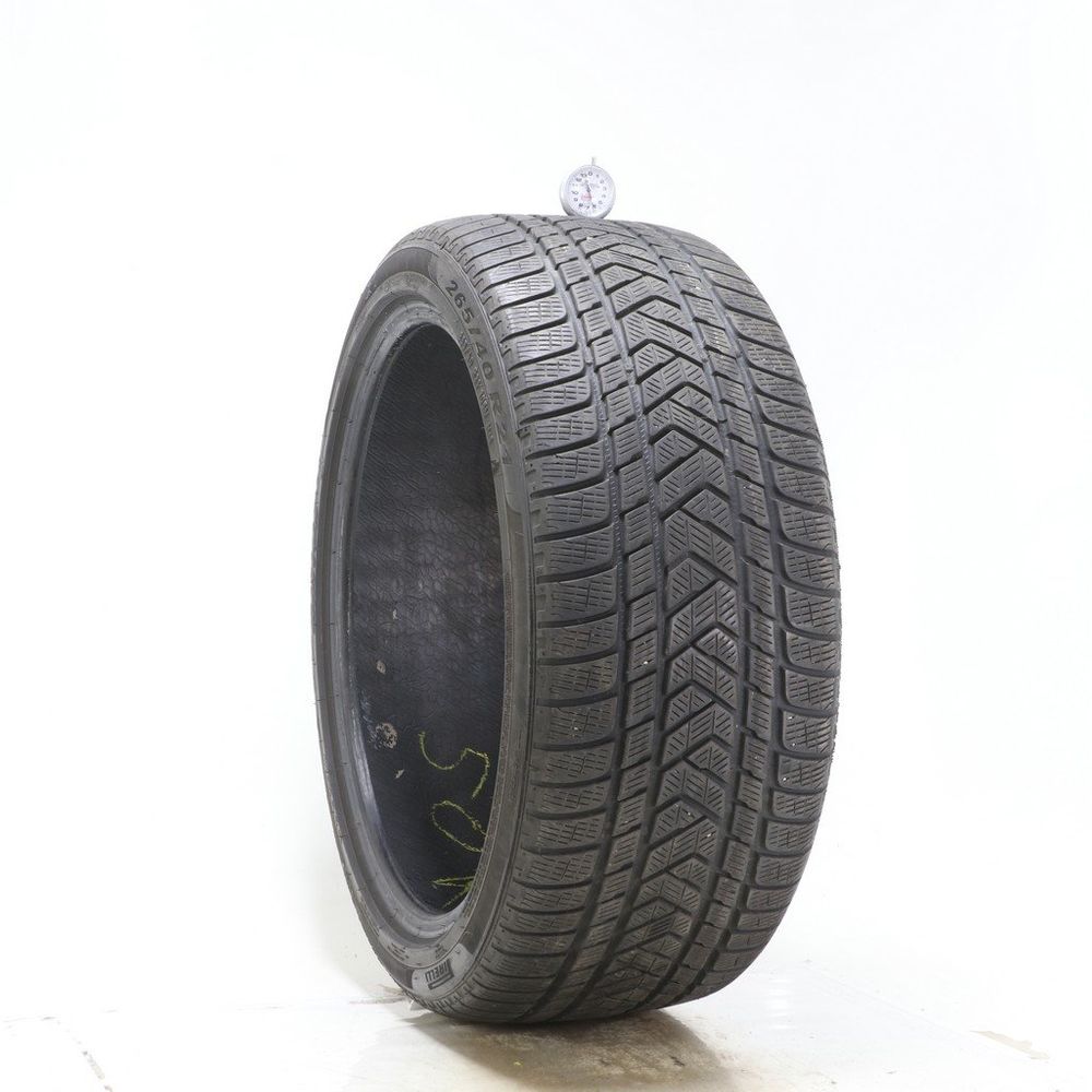 Set of (2) Used 265/40R21 Pirelli Scorpion Winter MO1 105V - 5.5-6/32 - Image 4