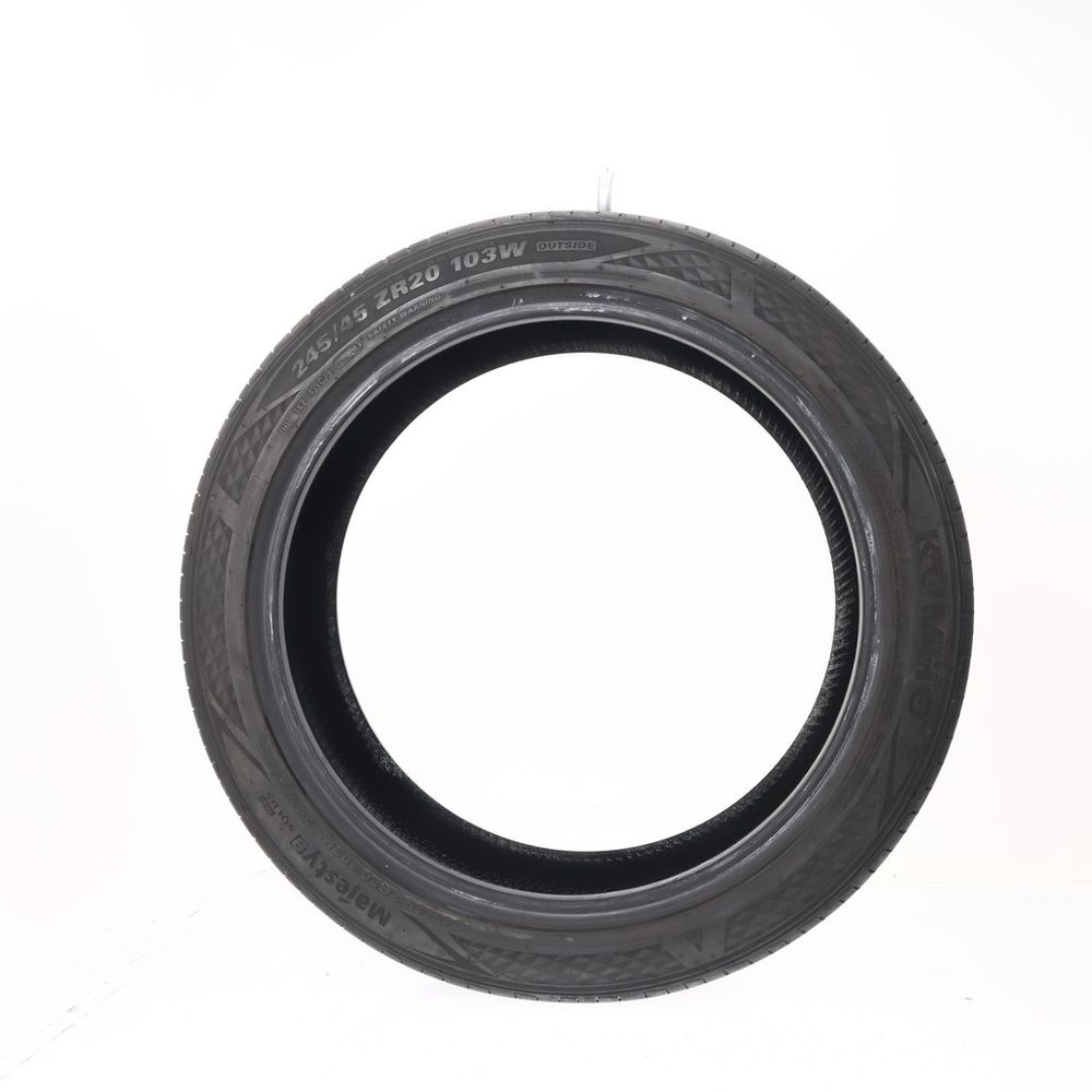 Set of (2) Used 245/45ZR20 Kumho Majesty 9 Solus TA91 103W - 8-8.5/32 - Image 6