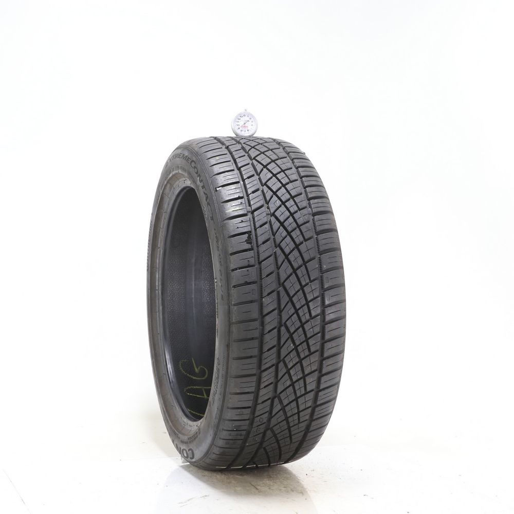 Set of (2) Used 225/45ZR18 Continental ExtremeContact DWS06 Plus 91Y - 9-9.5/32 - Image 1