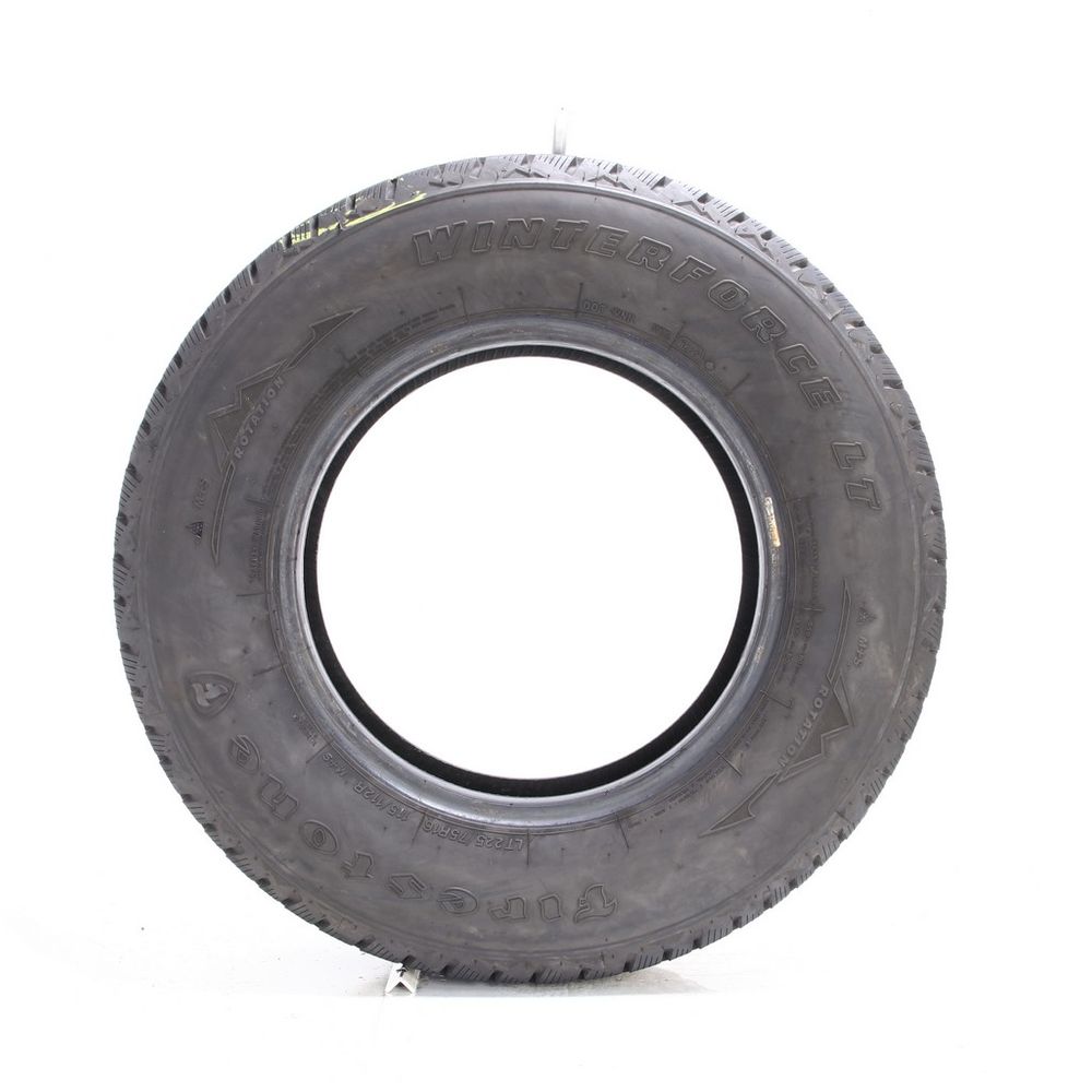 Set of (2) Used LT 225/75R16 Firestone Winterforce LT 115/112R E - 8-9.5/32 - Image 6
