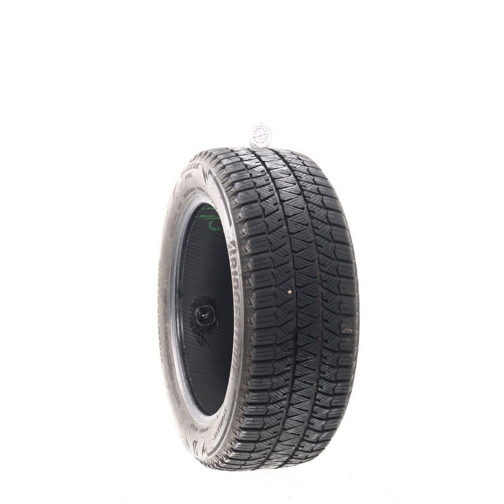 Set of (4) Used 215/55R17 Bridgestone Blizzak WS90 Studless 94H - 9.5/32 - Image 1