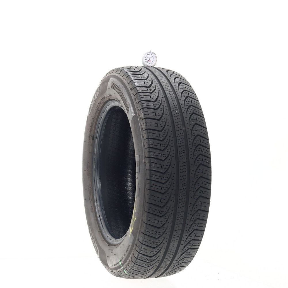 Set of (2) Used 225/60R17 Pirelli P4 Four Seasons Plus 99T - 8-8.5/32 - Image 1
