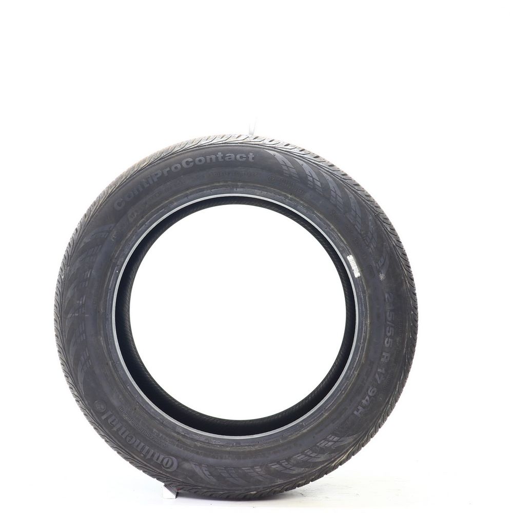 Set of (2) Used 215/55R17 Continental ContiProContact 94H - 8.5/32 - Image 3