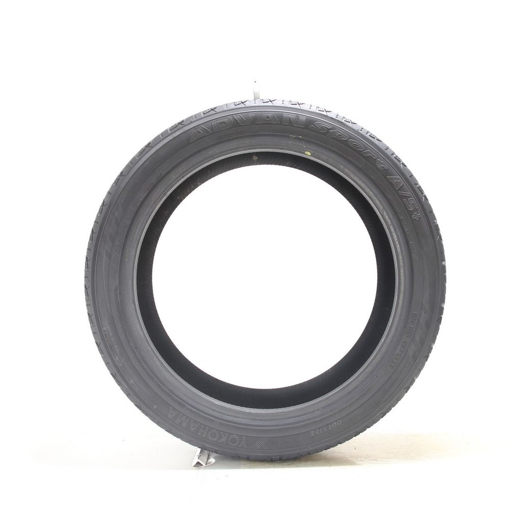 Set of (2) Used 245/45R19 Yokohama Advan Sport A/S Plus 102Y - 6.5-8/32 - Image 6