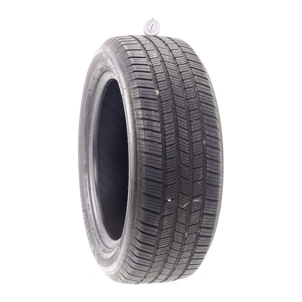 Set of (2) Used 245/55R19 Michelin Defender LTX MS 103H - 7.5-8.5/32 - Image 1