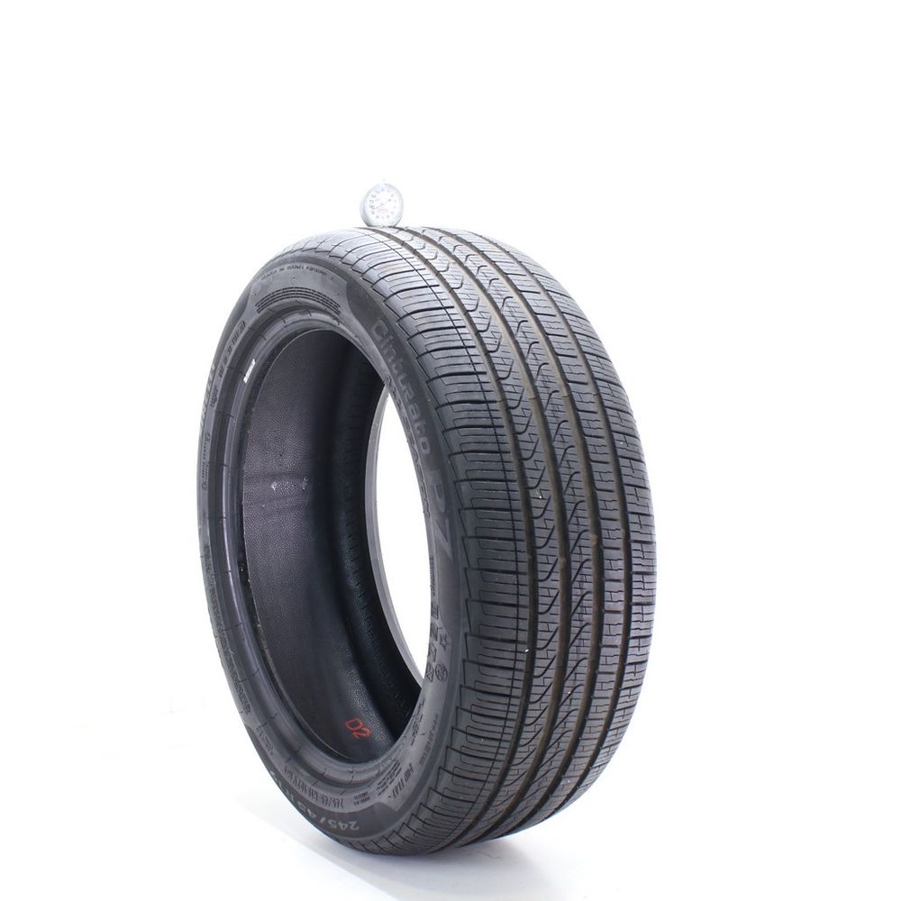 Set of (2) Used 245/45R19 Pirelli Cinturato P7 Run Flat 102V - 9-9.5/32 - Image 4