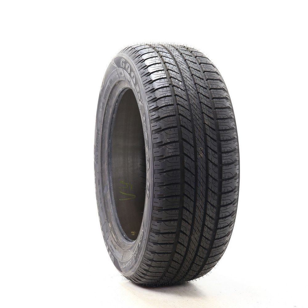 Set of (2) Driven Once 255/55R19 Goodyear Wrangler HP All Weather 111V - 11/32 - Image 1