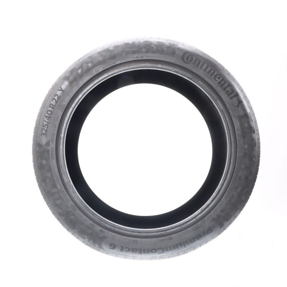 Set of (4) Used 325/40R22 Continental PremiumContact 6 MO-S ContiSilent 114Y - 6-7.5/32 - Image 3
