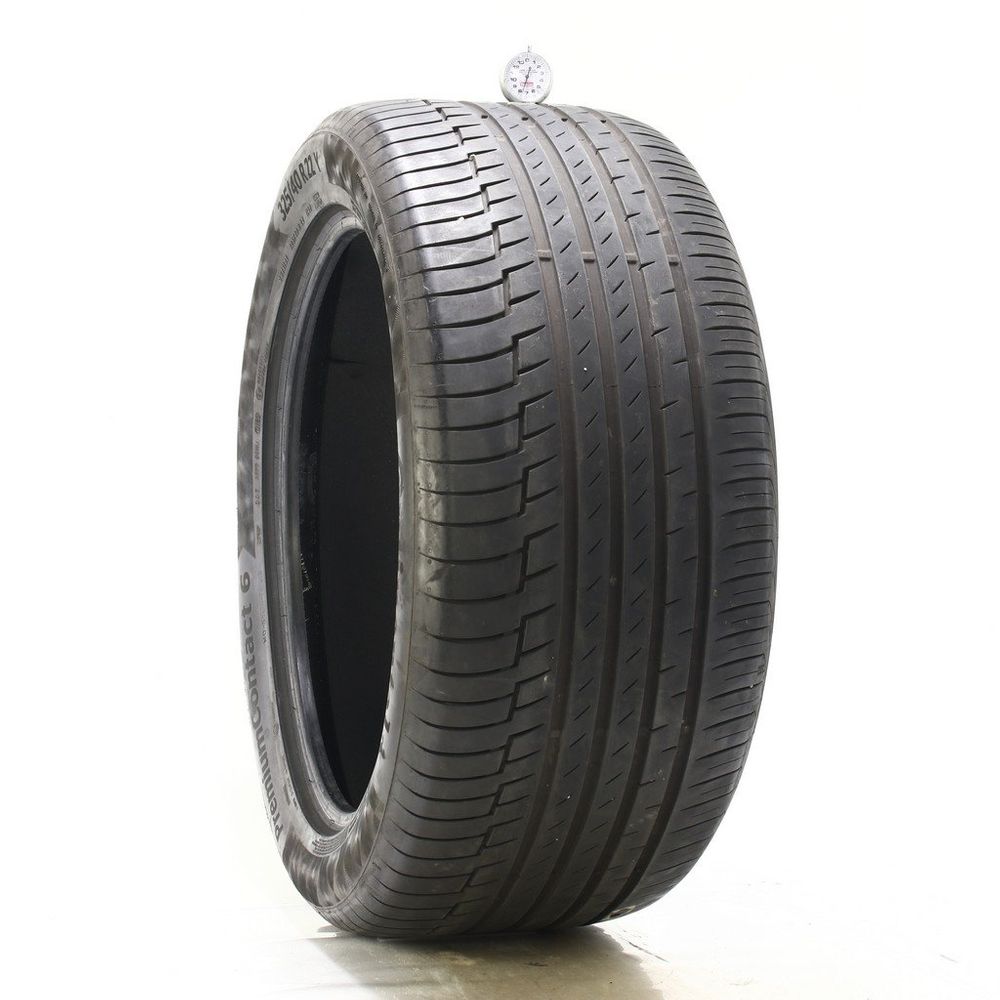 Set of (4) Used 325/40R22 Continental PremiumContact 6 MO-S ContiSilent 114Y - 6-7.5/32 - Image 4