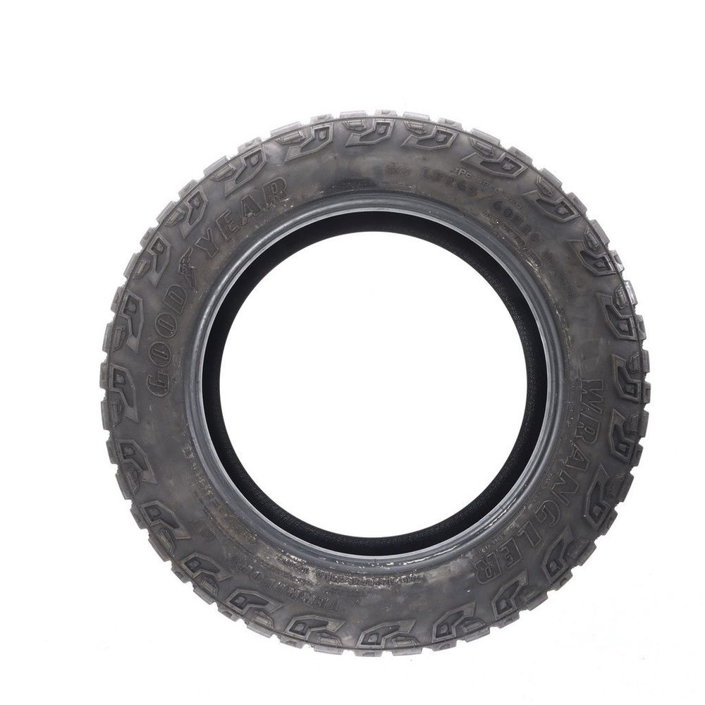 Set of (2) Used LT 265/60R20 Goodyear Wrangler Territory MT 110/107S C - 11-11.5/32 - Image 3