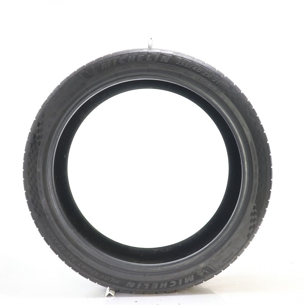 Set of (2) Used 255/40ZR21 Michelin Pilot Sport All Season 4 102Y - 6.5-8/32 - Image 3