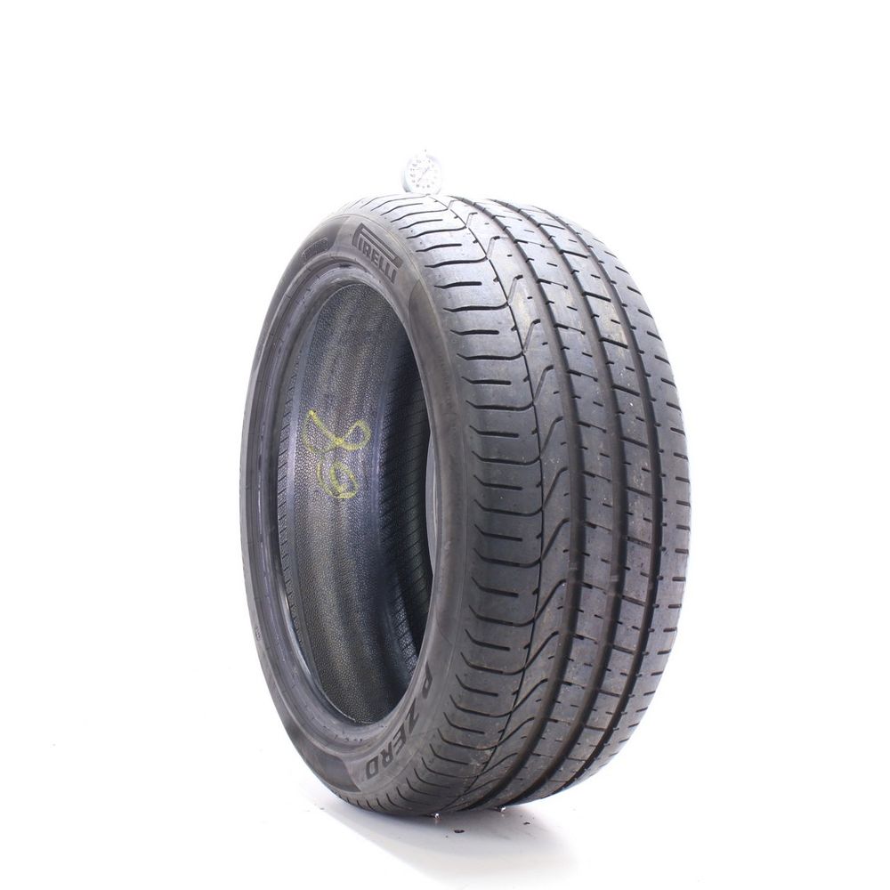 Set of (2) Used 255/40ZR19 Pirelli P Zero 96Y - 8.5/32 - Image 1
