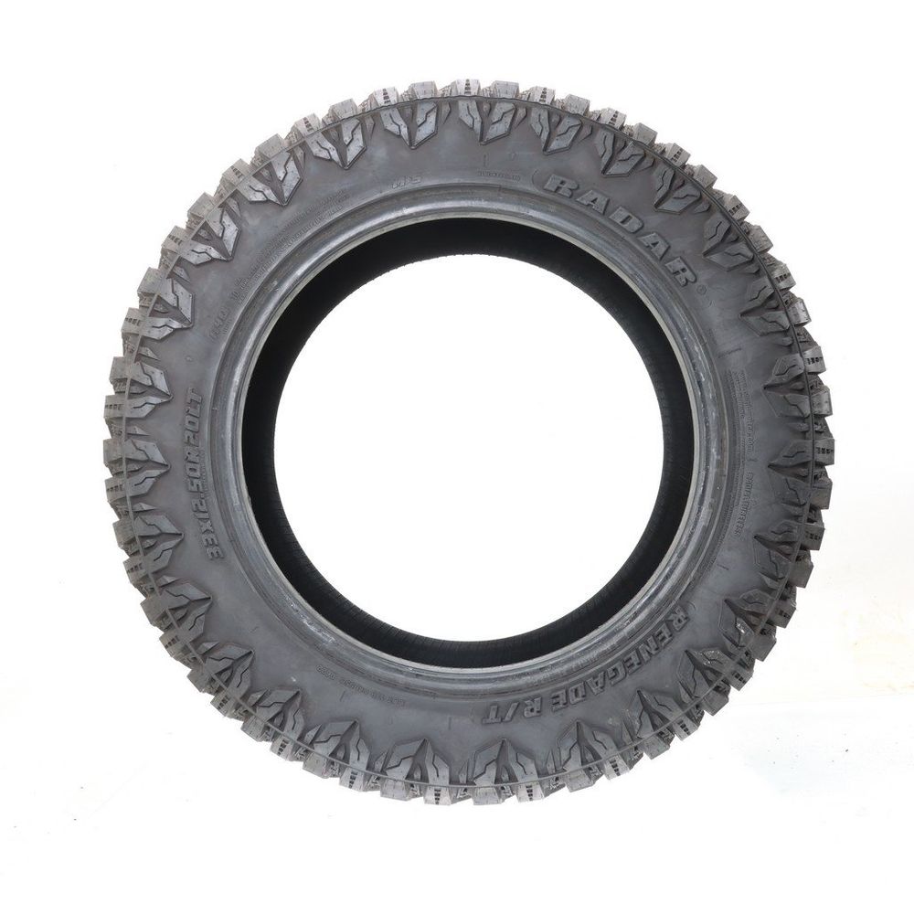Set of (2) Used LT 33X12.5R20 Radar Renegade R/T 114Q E - 17/32 - Image 3