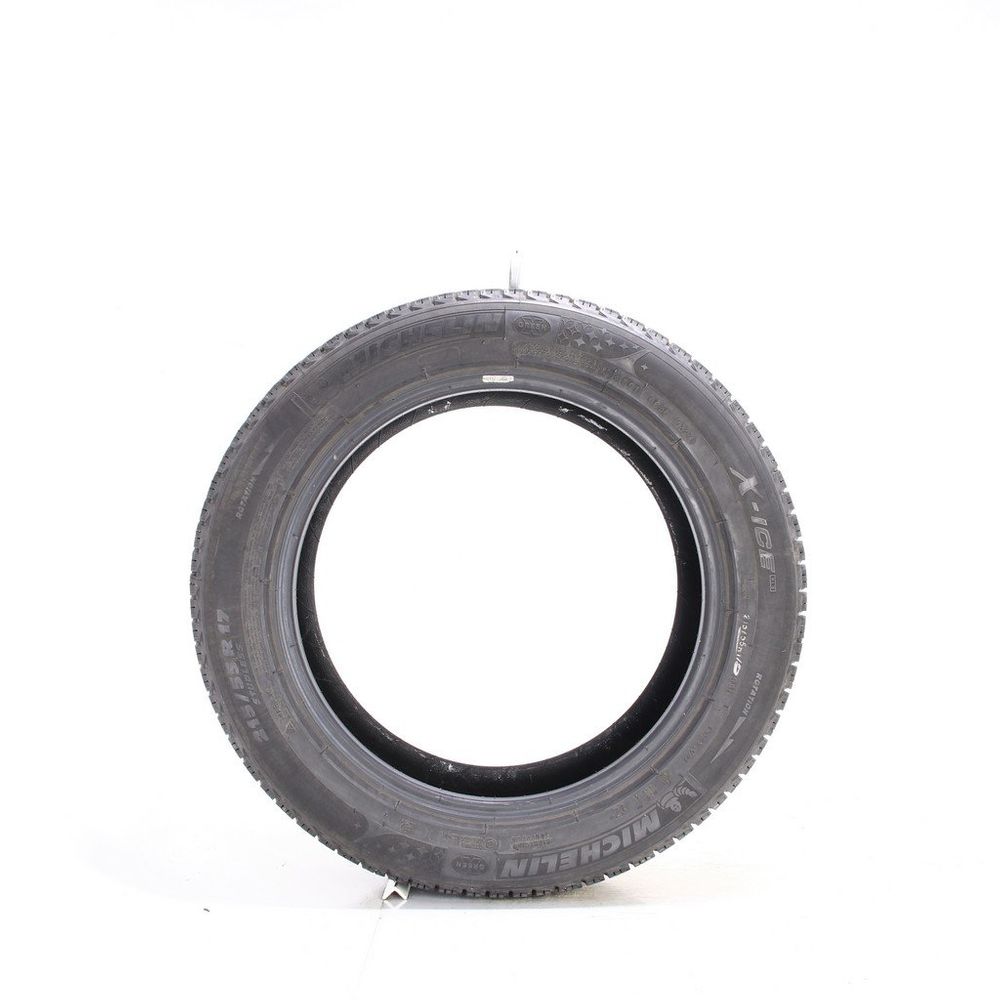 Set of (2) Used 215/55R17 Michelin X-Ice Xi3 98H - 9.5/32 - Image 3