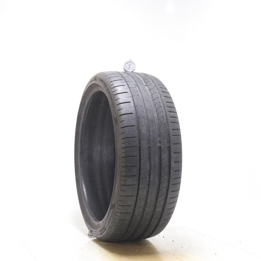 Used 245/35ZR21 Pirelli P Zero PZ4 96Y - 7.5/32 - Image 1