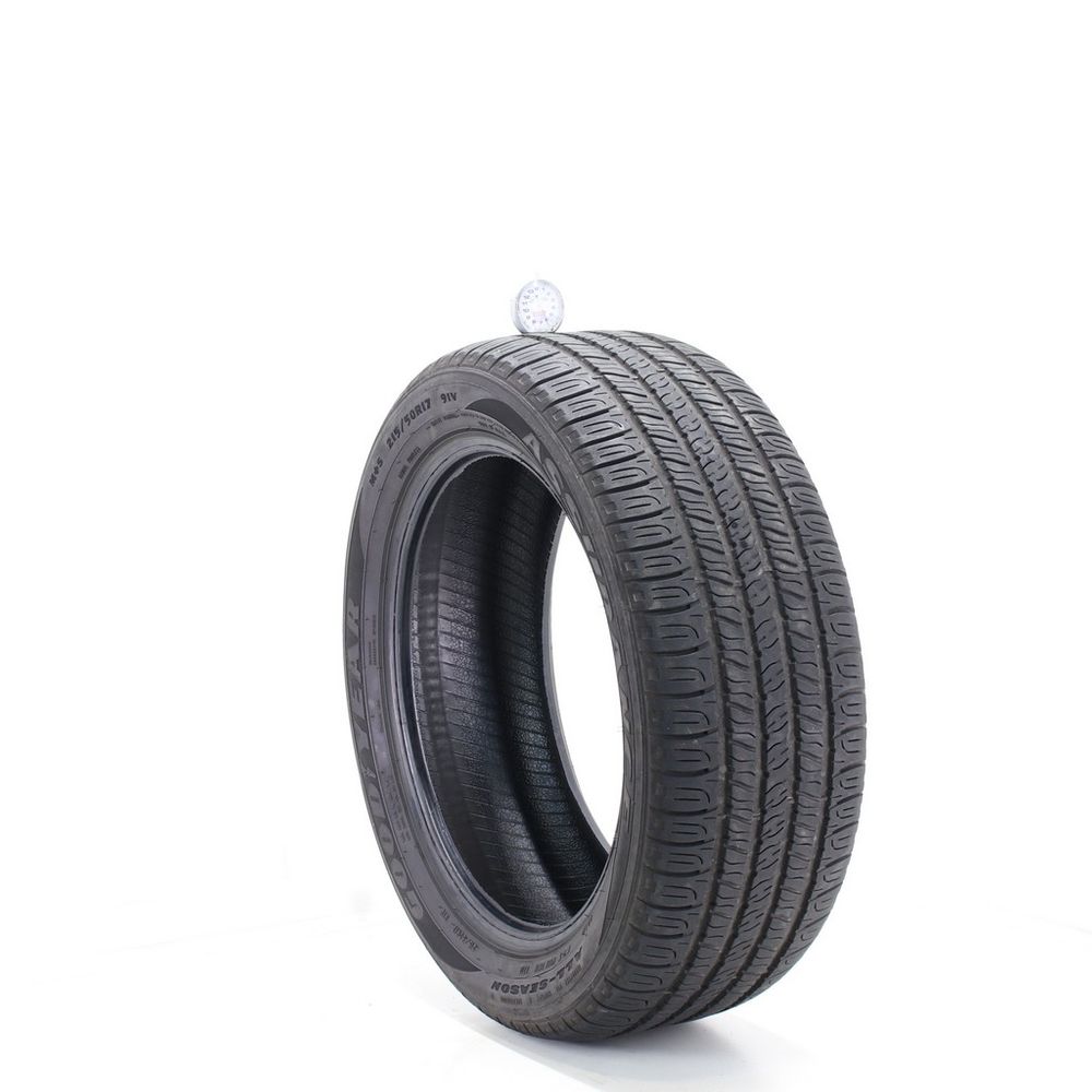 Set of (2) Used 215/50R17 Goodyear Assurance All-Season 91V - 6-7/32 - Image 1