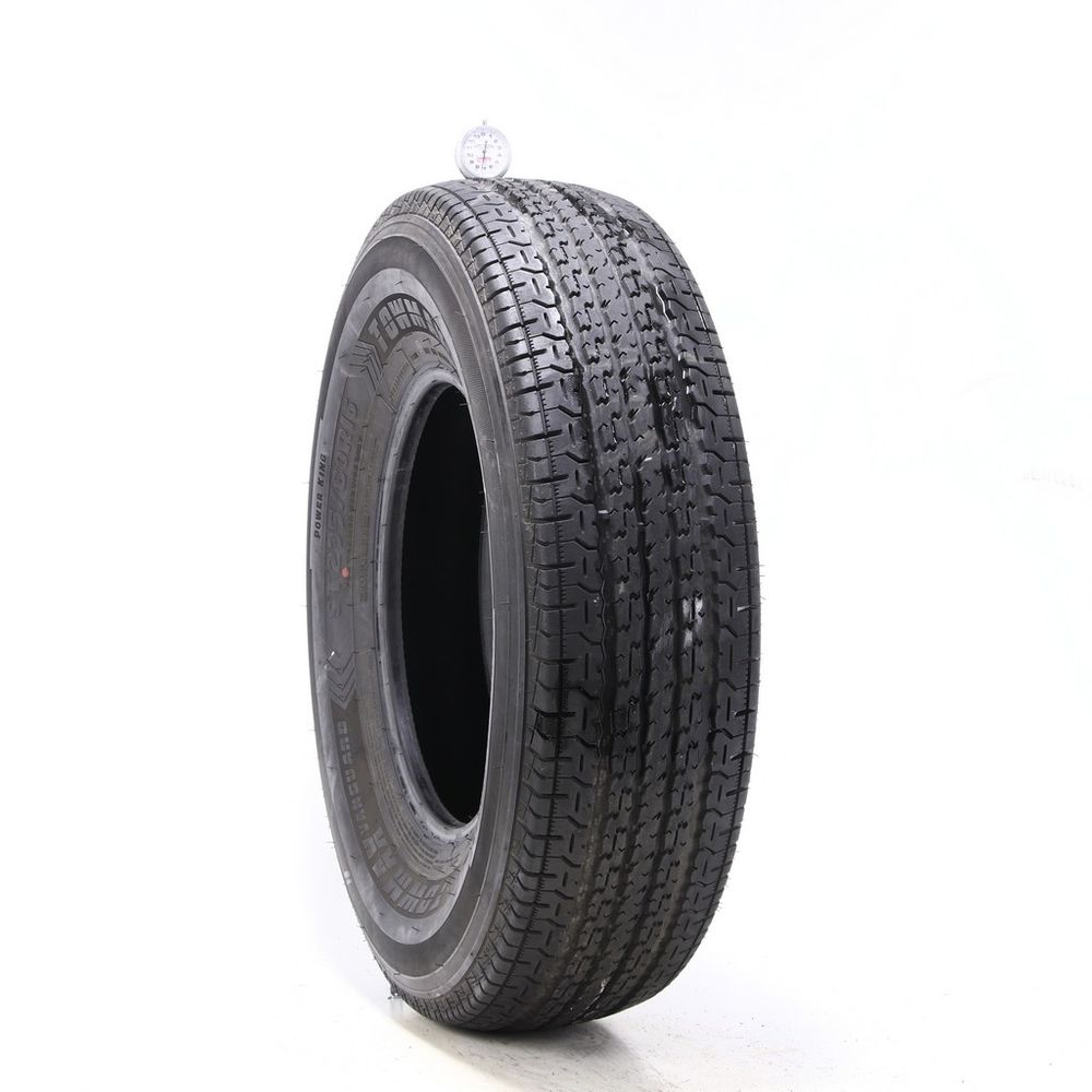 Set of (2) Used ST 235/80R16 Power King Towmax Vanguard 124/120N E - 7.5/32 - Image 1