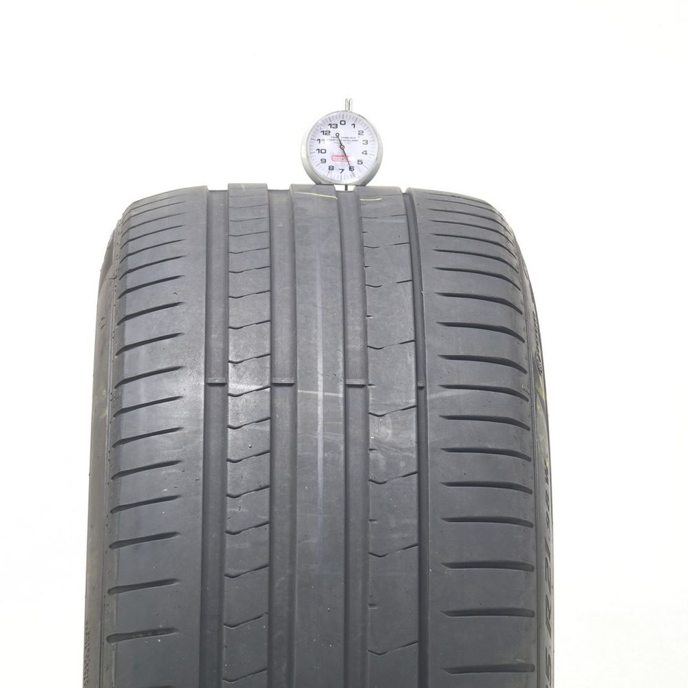 Set of (2) Used 255/35R21 Pirelli P Zero PZ4 T1 Elect PNCS 98W - 6/32 - Image 2
