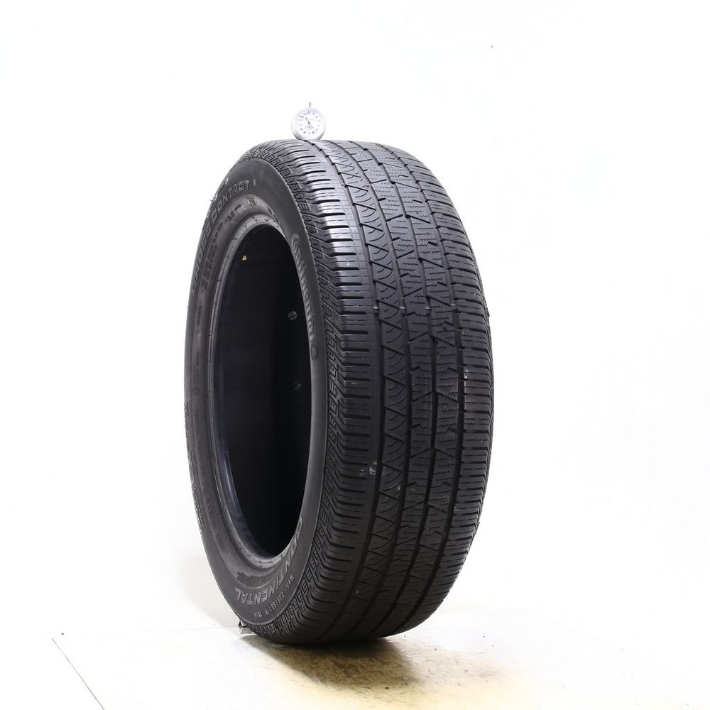 Set of (2) Used 235/55R19 Continental CrossContact LX Sport SSR MOE 101H - 5.5-6.5/32 - Image 1