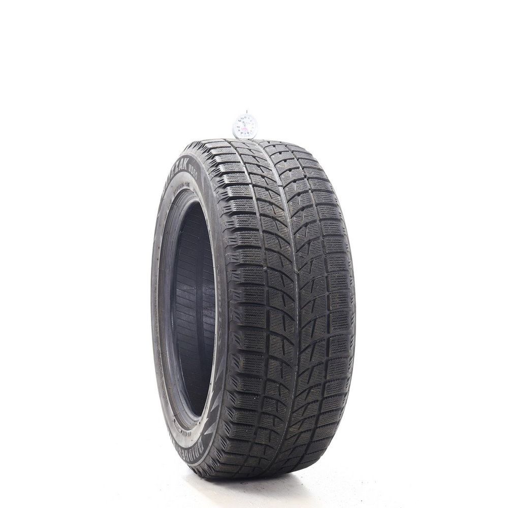 Set of (2) Used 225/55R16 Bridgestone Blizzak WS60 Studless 95R - 6-7.5/32 - Image 1