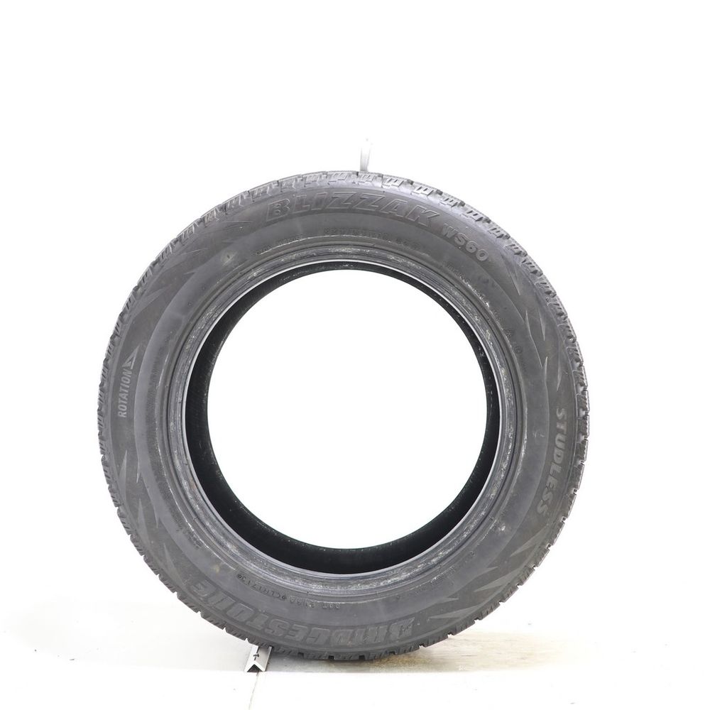 Set of (2) Used 225/55R16 Bridgestone Blizzak WS60 Studless 95R - 6-7.5/32 - Image 6