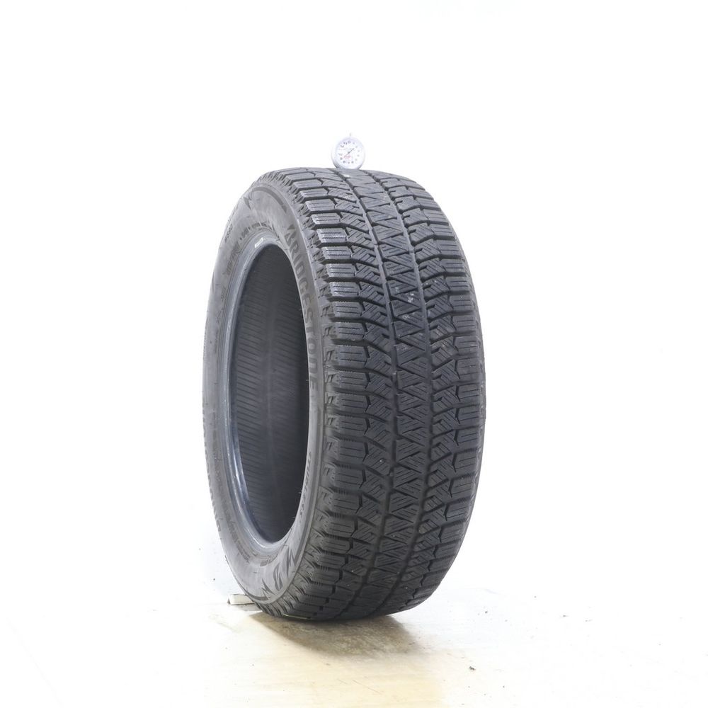 Set of (4) Used 215/55R17 Bridgestone Blizzak WS90 Studless 94H - 8.5-10/32 - Image 1