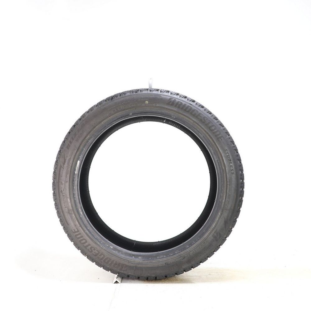 Set of (4) Used 225/45R18 Bridgestone Blizzak WS90 Studless 95H - 10.5-11/32 - Image 6