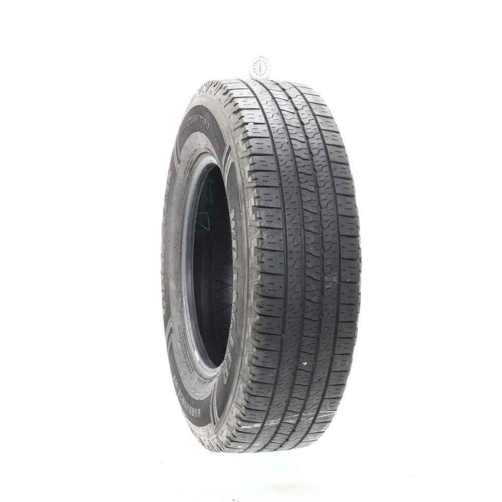 Set of (4) Used LT 245/75R17 Goodyear Wrangler Workhorse HT 121/118R E - 7-8.5/32 - Image 1