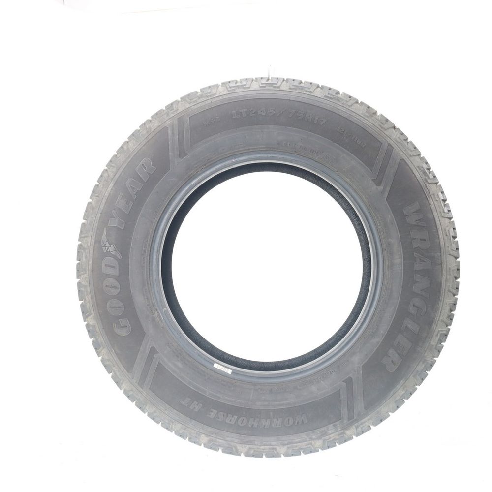 Set of (4) Used LT 245/75R17 Goodyear Wrangler Workhorse HT 121/118R E - 7-8.5/32 - Image 3