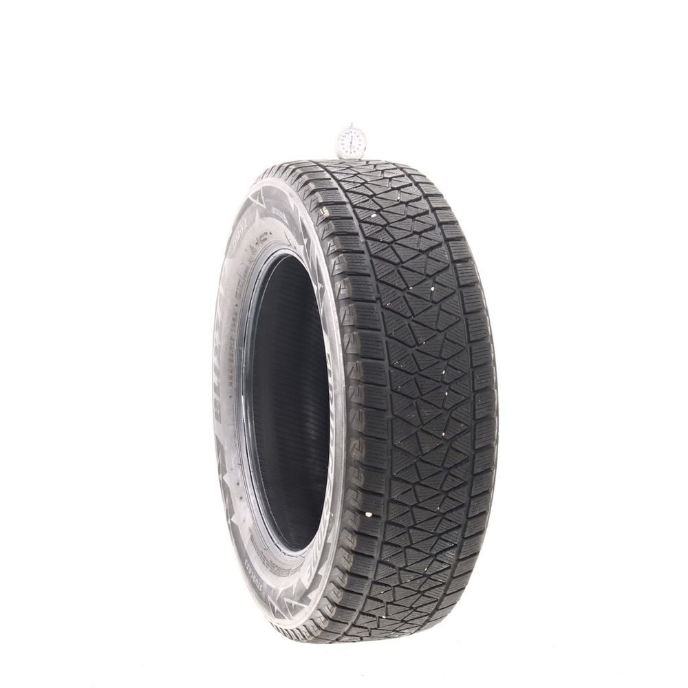 Set of (2) Used 225/65R17 Bridgestone Blizzak DM-V2 102S - 7-8/32 - Image 1