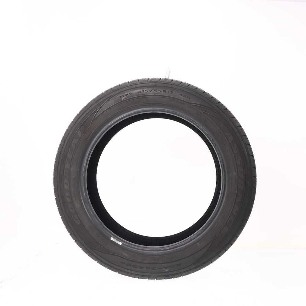 Set of (2) Used 215/55R17 Goodyear Assurance All-Season 94H - 5.5-7/32 - Image 6