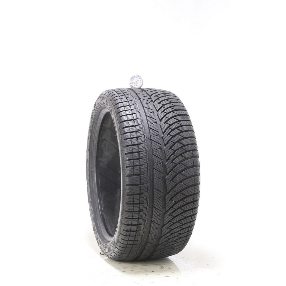 Set of (2) Used 255/35R18 Michelin Pilot Alpin PA4 94V - 9-10.5/32 - Image 1