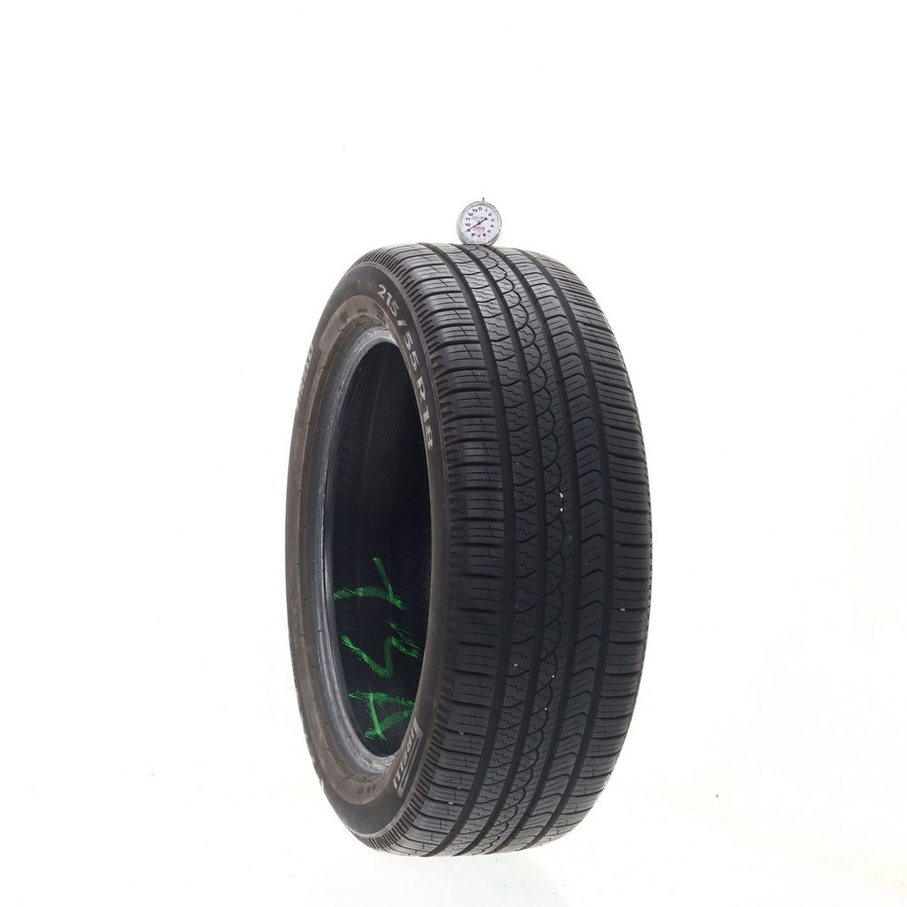 Set of (2) Used 215/55R18 Pirelli P7 AS Plus 3 95H - 8.5-9/32 - Image 4