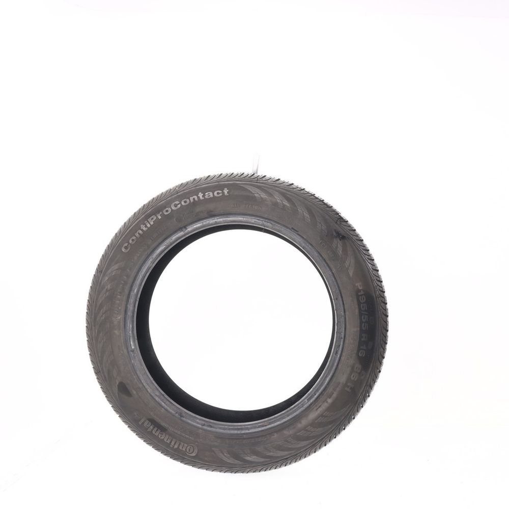 Set of (2) Used 195/55R16 Continental ContiProContact 86H - 9.5/32 - Image 3