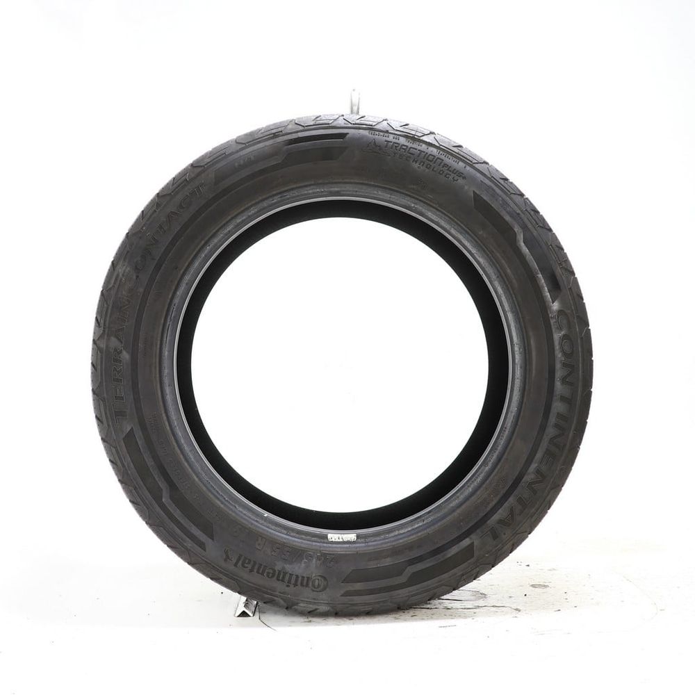 Set of (2) Used 245/55R19 Continental TerrainContact H/T 103T - 7-8.5 ...