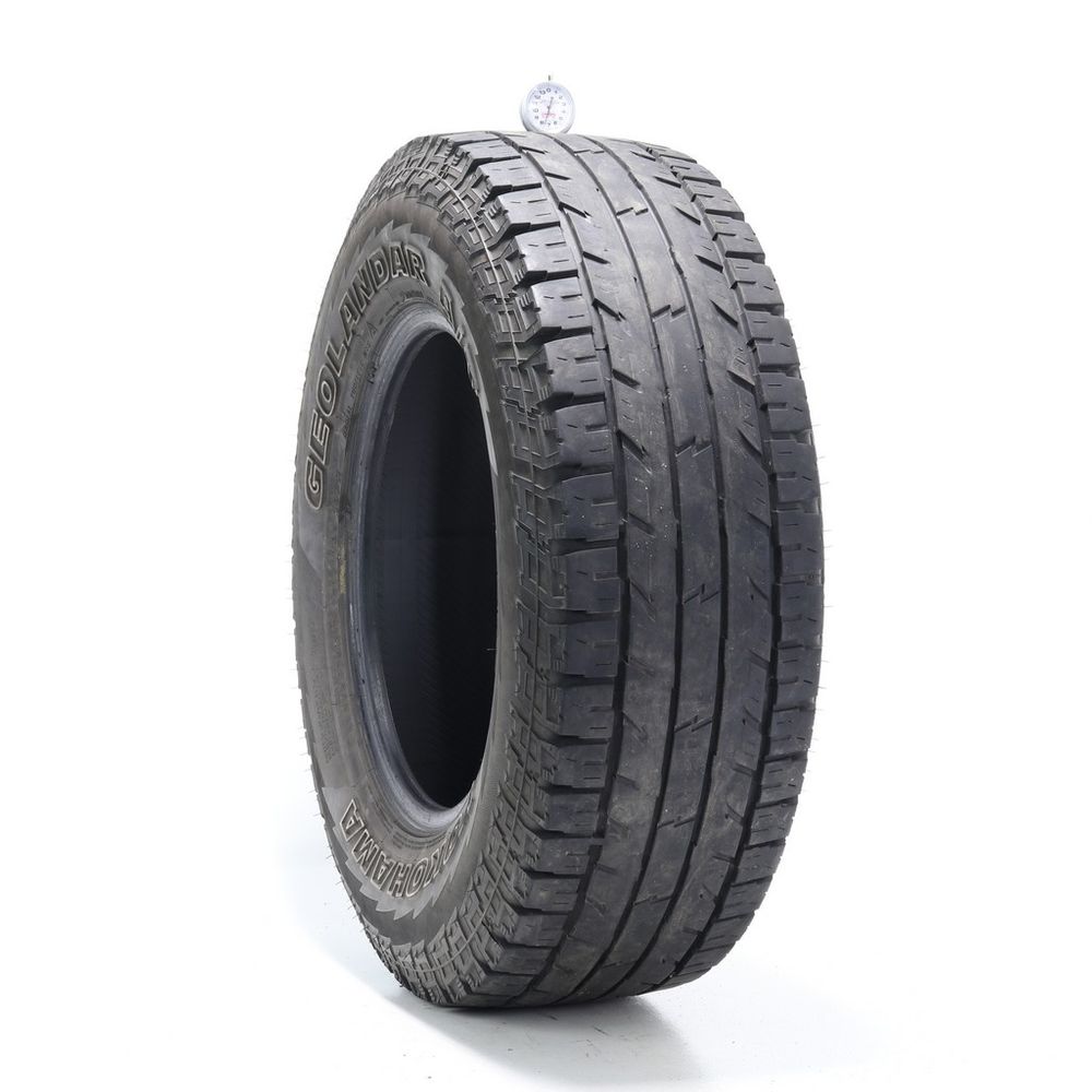 Set of (2) Used LT 265/70R17 Yokohama Geolandar A/T G015 121/118S E - 7.5-9/32 - Image 1