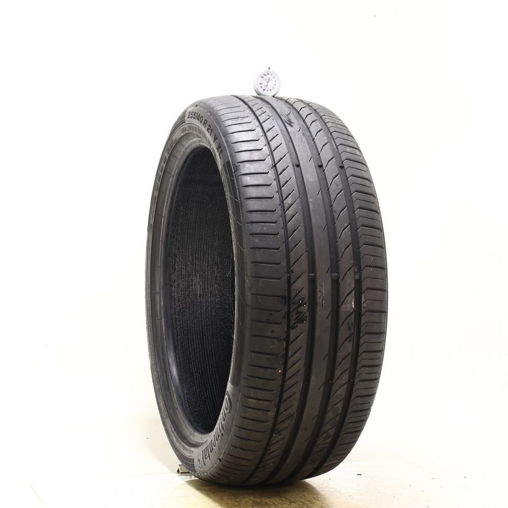 Set of (2) Used 255/40R21 Continental ContiSportContact 5 ContiSeal 102Y - 6-7.5/32 - Image 4