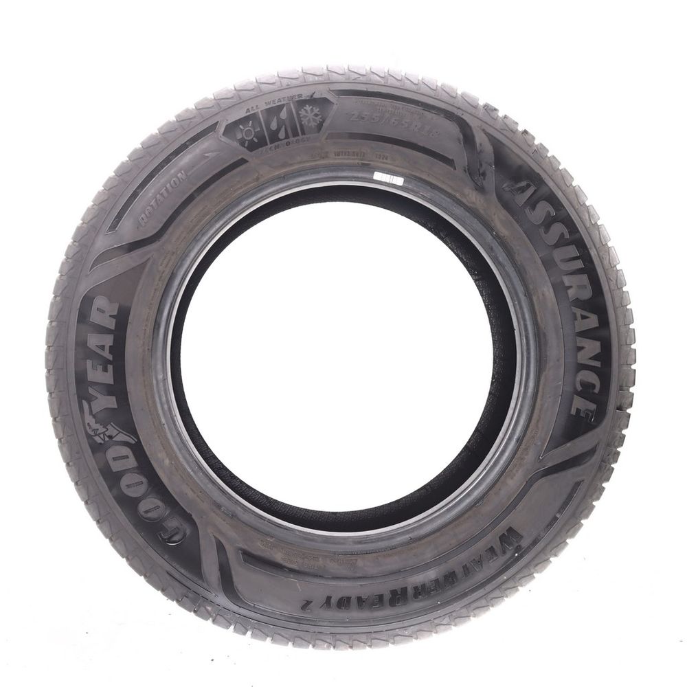 Used 255/65R18 Goodyear Assurance WeatherReady 2 111V - 9/32 - Image 3