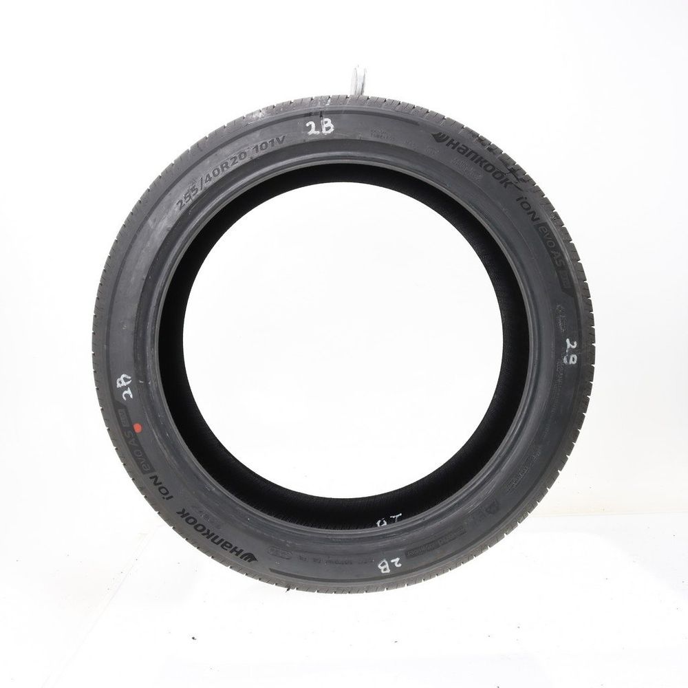 Set of (2) Used 255/40R20 Hankook iON evo AS SUV Sound Absorber EV 101V - 7.5-8.5/32 - Image 6